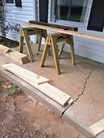 sawhorses